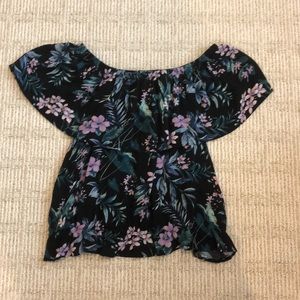 Floral Off the Shoulder Top